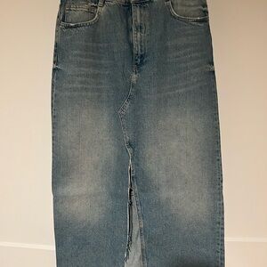 Zara denim skirt